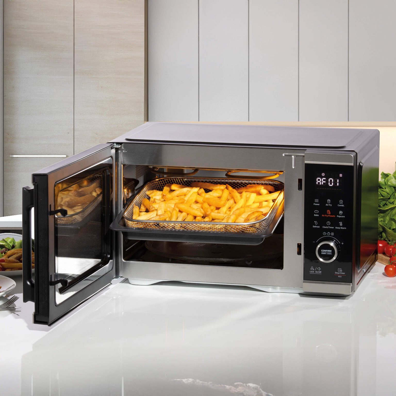 Revolutionize Your Cooking The Microwave with Air Fryer Combo