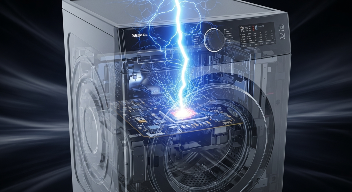 Modern kitchen appliances vulnerable to power surge damage