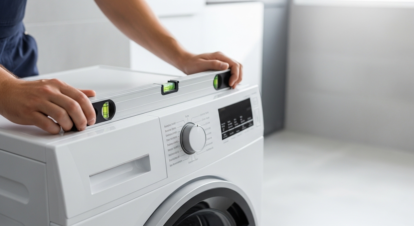 Leveling washing machine installation Coquitlam