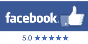 We are rated 5 stars on facebook by our customers